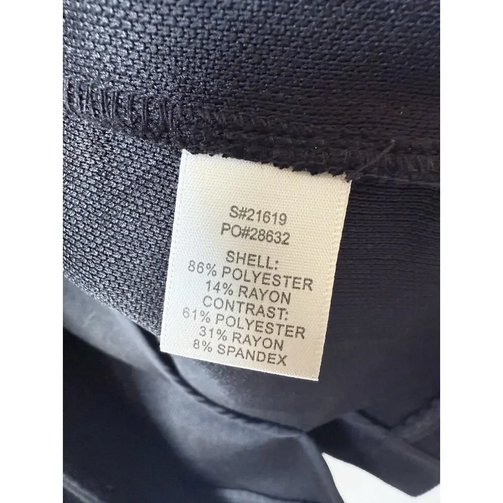 Skies Are Blue Asa Knit Blazer Womens XL Black Pockets Open Front Stretch - Picture 4 of 7